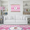 Diamond Print w/Princess Wall Hanging Tapestry - IN CONTEXT