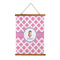 Diamond Print w/Princess Wall Hanging Tapestry (Personalized)