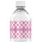 Diamond Print w/Princess Water Bottle Label - Back View