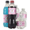 Diamond Print w/Princess Water Bottle Label - Multiple Bottle Sizes