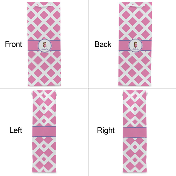 Diamond Print w/Princess Wine Gift Bag - Gloss - Approval