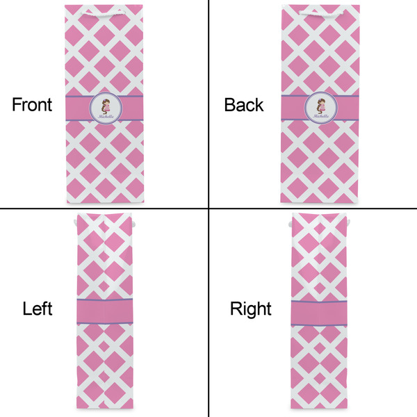 Diamond Print w/Princess Wine Gift Bag - Matte - Approval