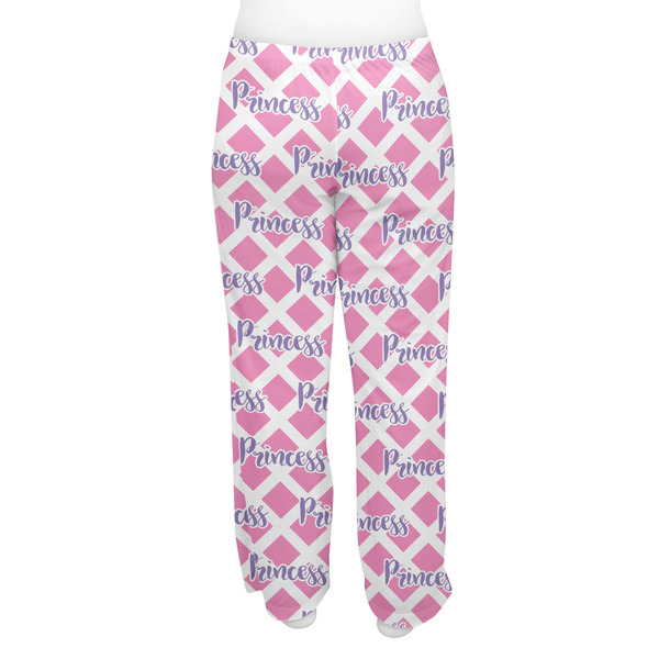 Diamond Print w/Princess Women's Pj on model - Back