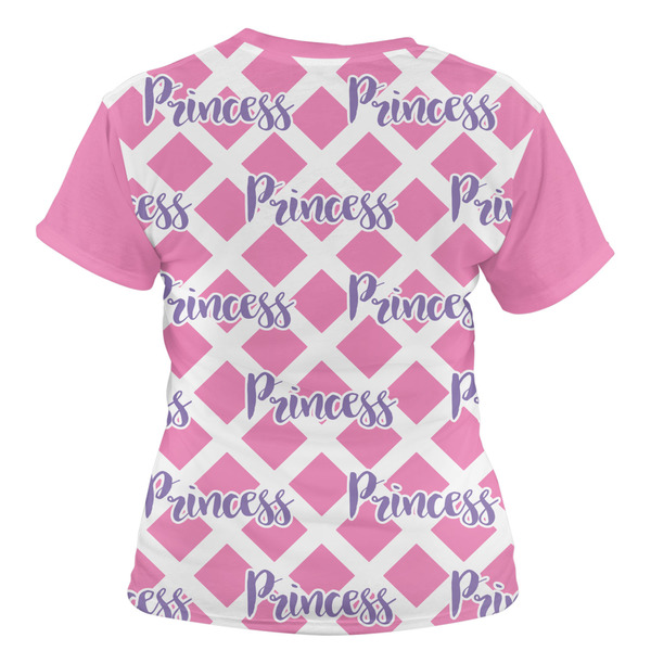 Diamond Print w/Princess Women's T-shirt Back