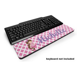 Diamond Print w/Princess Keyboard Wrist Rest (Personalized)