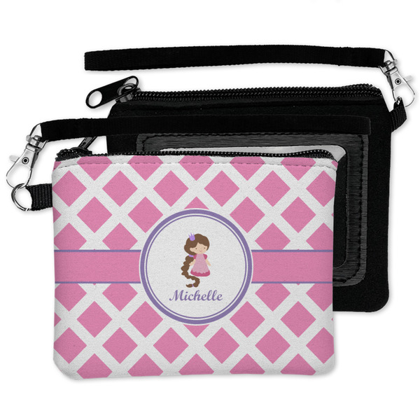 Diamond Print w/Princess Wristlet ID Cases - MAIN