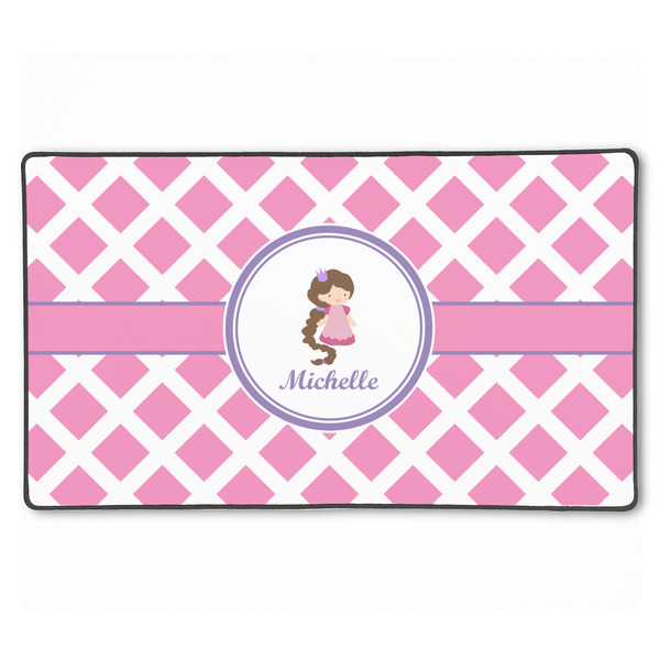 Custom Diamond Print w/Princess XXL Gaming Mouse Pad - 24" x 14" (Personalized)