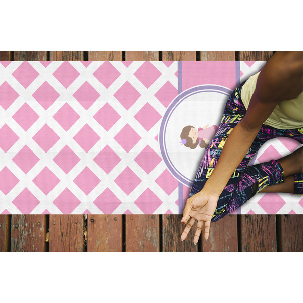 Diamond Print w/Princess Yoga Mats - LIFESTYLE