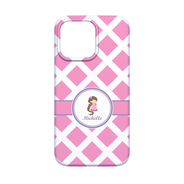Diamond Print w/Princess iPhone 13 Mini Case - Back