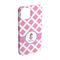 Diamond Print w/Princess iPhone Case - Plastic - iPhone 15 Pro (Personalized)