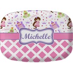 Princess & Diamond Print Melamine Platter (Personalized)