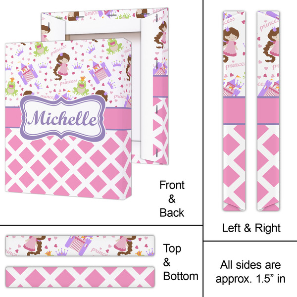 Princess & Diamond Print 11x14 - Canvas Print - Approval