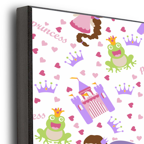 Princess & Diamond Print 11x14 Wood Print - Closeup