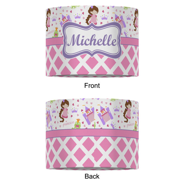 Princess & Diamond Print 12" Drum Lampshade - APPROVAL (Fabric)
