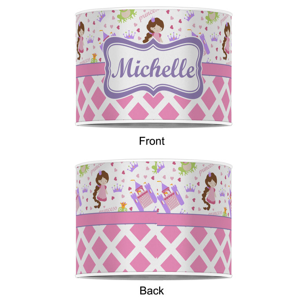 Princess & Diamond Print 12" Drum Lampshade - APPROVAL (Poly Film)