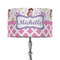 Princess & Diamond Print 12" Drum Lamp Shade - Fabric (Personalized)
