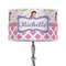 Princess & Diamond Print 12" Drum Lamp Shade - Poly-film (Personalized)
