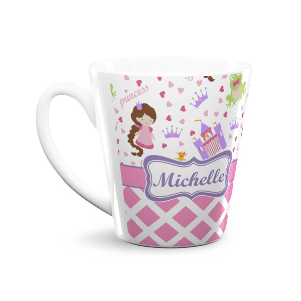 Princess & Diamond Print 12 Oz Latte Mug - Front