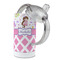 Princess & Diamond Print 12 oz Stainless Steel Sippy Cups - Top Off