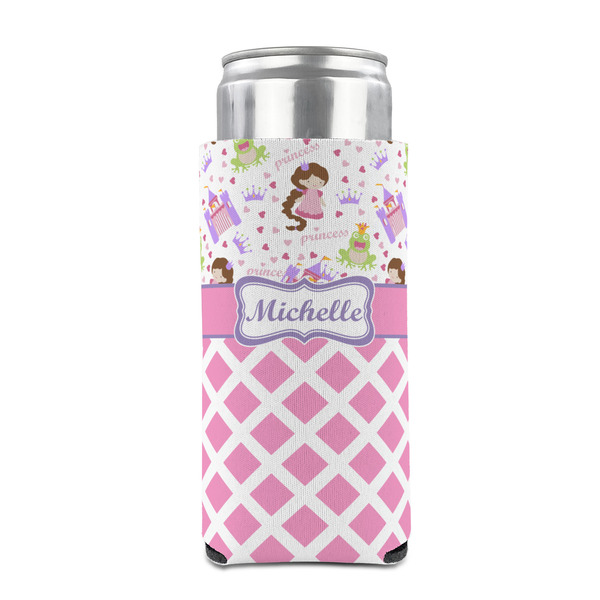 Princess & Diamond Print 12oz Tall Can Sleeve - FRONT (on can)