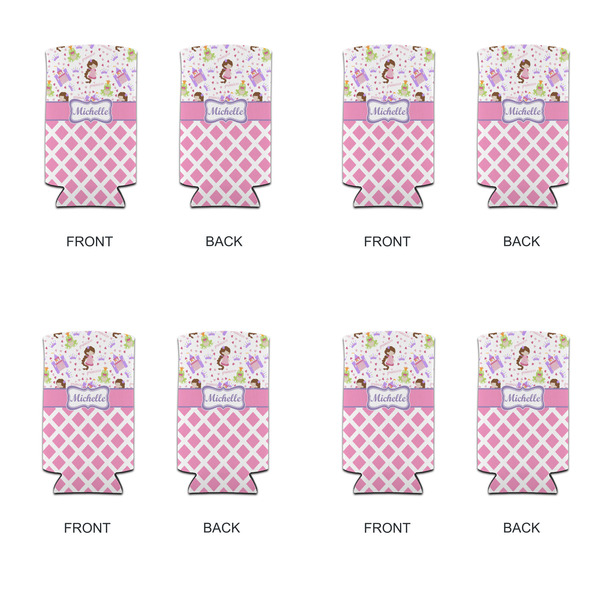 Princess & Diamond Print 12oz Tall Can Sleeve - Set of 4 - APPROVAL