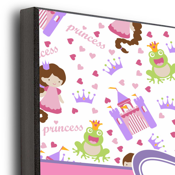 Princess & Diamond Print 12x12 Wood Print - Closeup