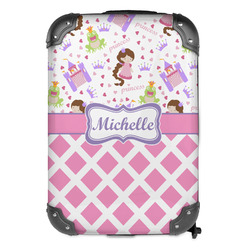 Princess & Diamond Print Kids Hard Shell Backpack (Personalized)
