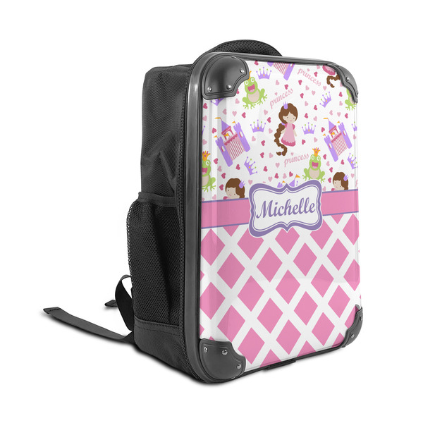 Princess & Diamond Print 15" Backpack - ANGLE VIEW