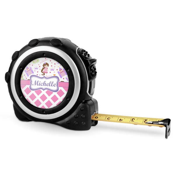Custom Princess & Diamond Print Tape Measure - 16 Ft (Personalized)