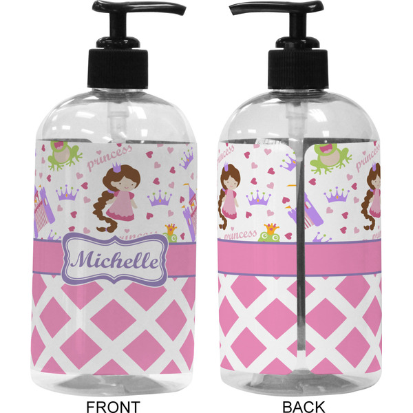 Princess & Diamond Print 16 oz Plastic Liquid Dispenser (Approval)