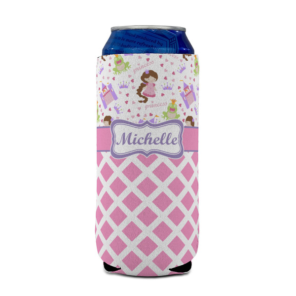 Princess & Diamond Print 16oz Can Sleeve - FRONT (on can)