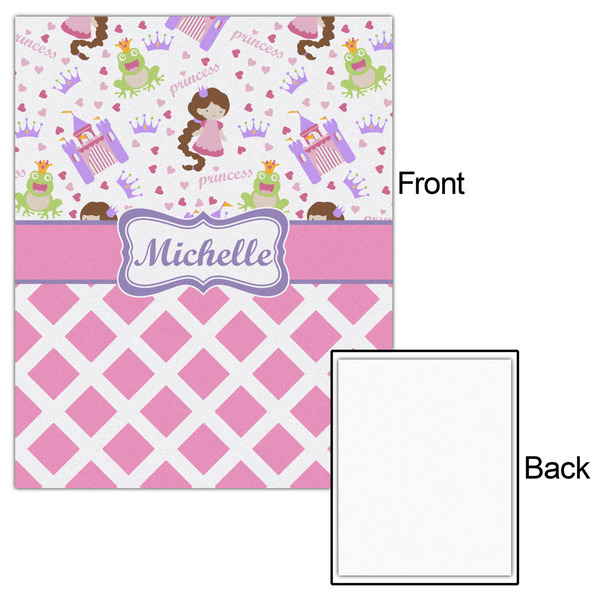 Princess & Diamond Print 16x20 - Matte Poster - Front & Back
