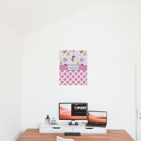 Princess & Diamond Print 16x20 - Matte Poster - On the Wall