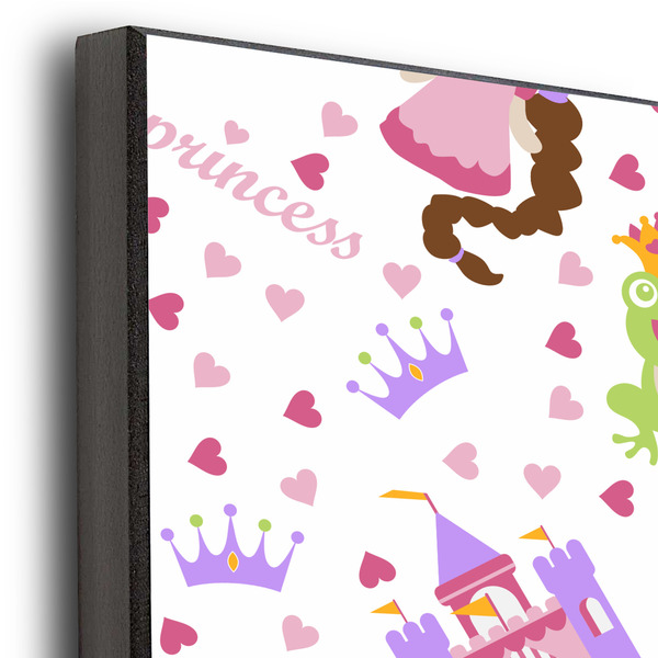 Princess & Diamond Print 16x20 Wood Print - Closeup