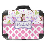 Princess & Diamond Print Hard Shell Briefcase - 18" (Personalized)
