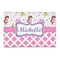 Princess & Diamond Print 2' x 3' Indoor Area Rug (Personalized)
