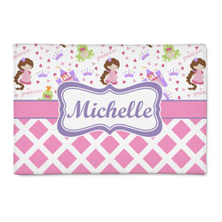 Princess & Diamond Print Patio Rug (Personalized)