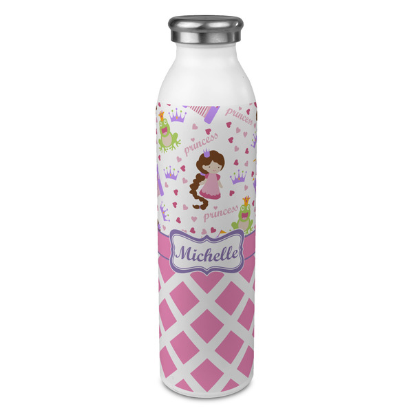 Custom Princess & Diamond Print 20oz Stainless Steel Water Bottle - Full Print (Personalized)