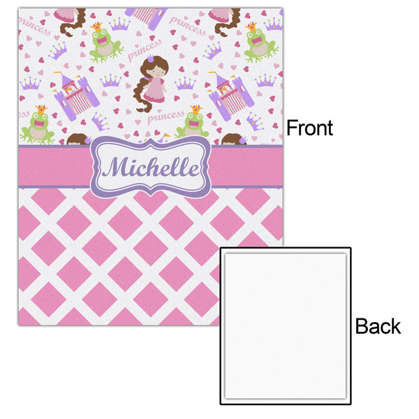 Princess & Diamond Print 20x24 - Matte Poster - Front & Back