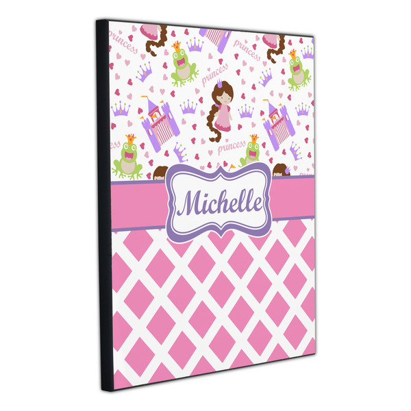 Princess & Diamond Print 20x24 Wood Print - Angle View