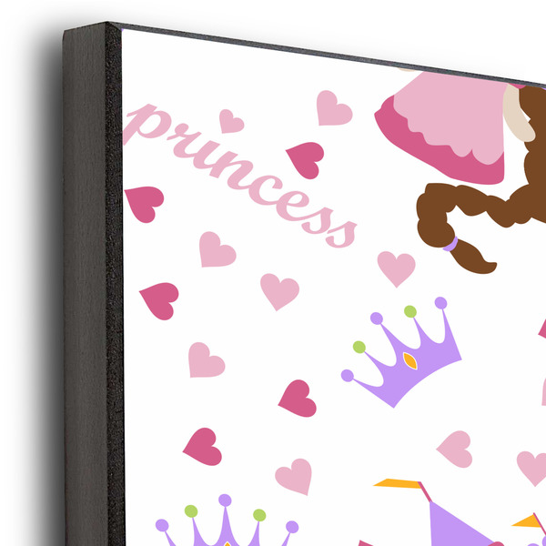 Princess & Diamond Print 20x24 Wood Print - Closeup