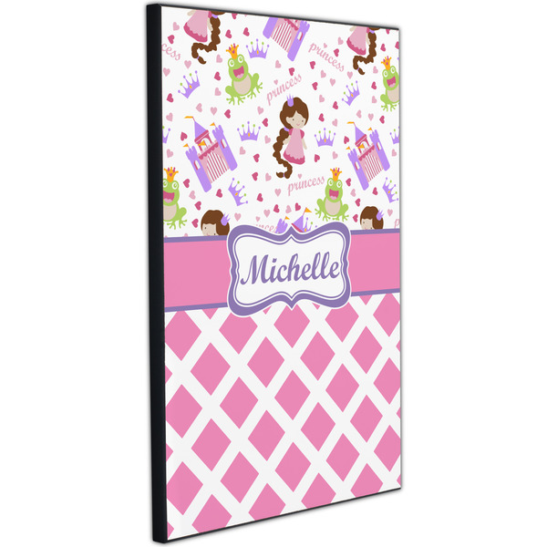 Princess & Diamond Print 20x30 Wood Print - Angle View