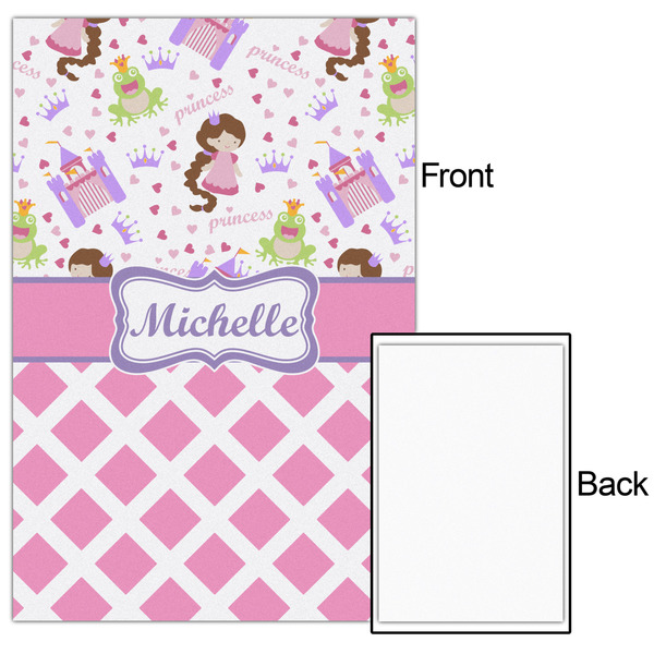 Princess & Diamond Print 24x36 - Matte Poster - Front & Back