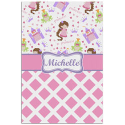 Princess & Diamond Print Poster - Matte - 24x36 (Personalized)