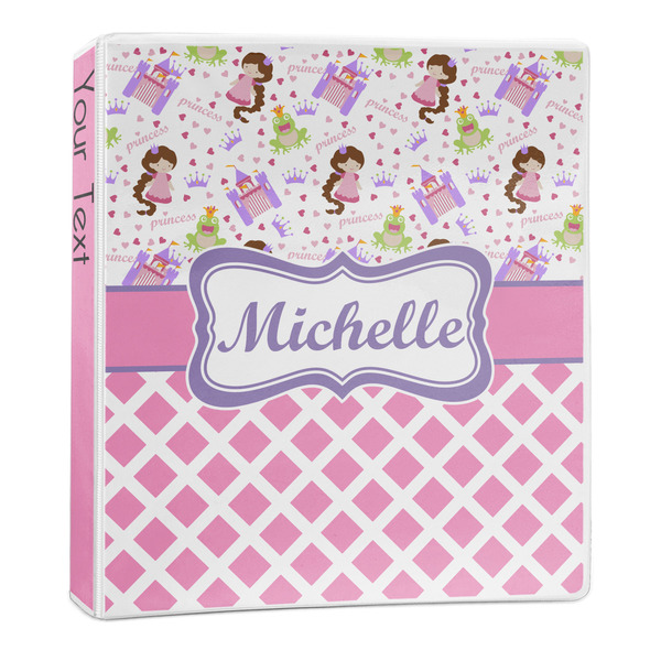 Princess & Diamond Print 3-Ring Binder Main- 1in