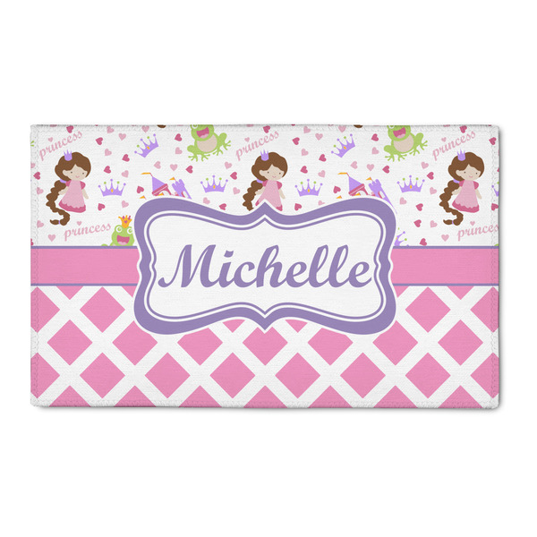 Custom Princess & Diamond Print 3' x 5' Patio Rug (Personalized)