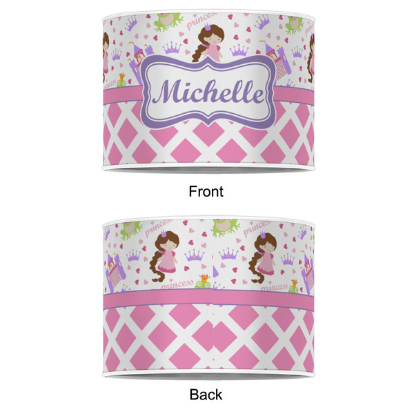 Princess & Diamond Print 8" Drum Lampshade - APPROVAL (Poly Film)