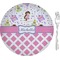 Princess & Diamond Print Appetizer / Dessert Plate