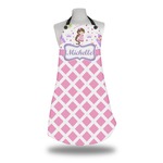 Princess & Diamond Print Apron w/ Name or Text