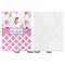 Princess & Diamond Print Baby Blanket (Single Side - Printed Front, White Back)